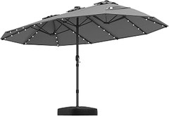 Guía para elegir la mejor sombrilla con base incluida para tu terraza