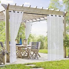 Mejores Cortinas Translúcidas para Porches: Comparativa 2026