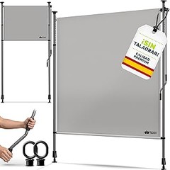Cómo elegir el toldo vertical gris ideal para tu balcón moderno