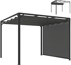 pérgolas con estructura reforzada para viento moderado