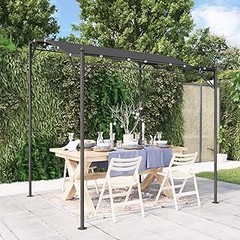 pérgolas de acero para jardín