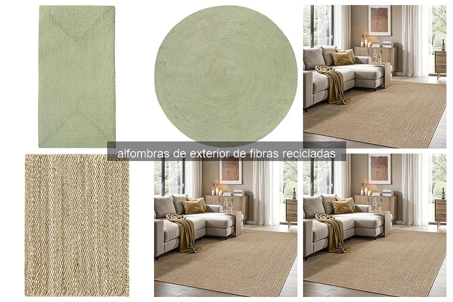 Alfombras de exterior de fibras recicladas: ¿Qué son y beneficios?