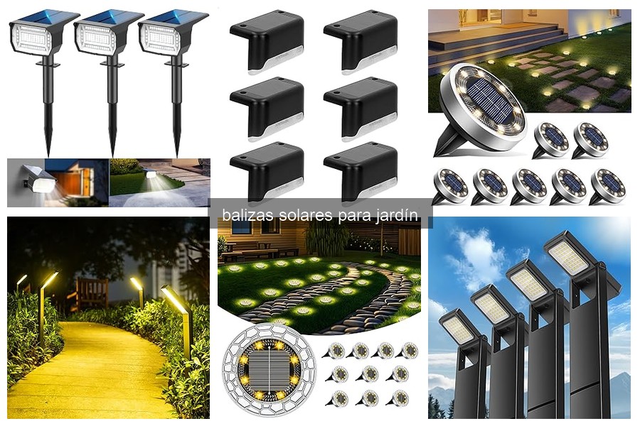 Balizas solares para jardín: ¿Qué son y cómo funcionan?