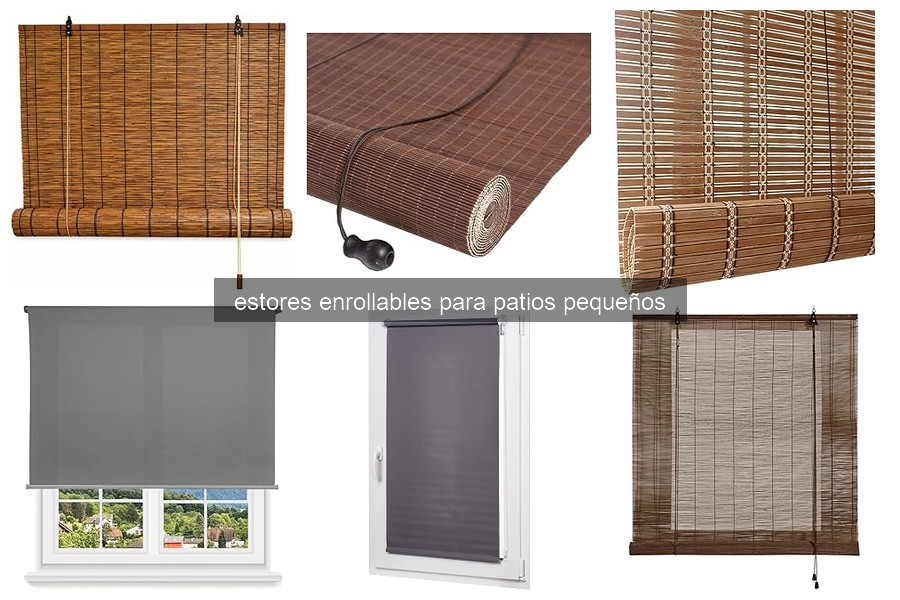 Beneficios de los estores enrollables en patios pequeños