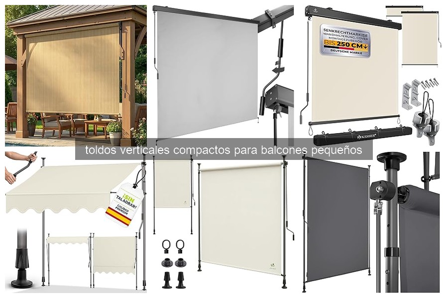 Beneficios de los toldos verticales compactos para balcones