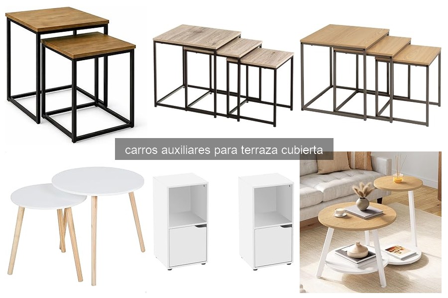 Cómo elegir el carro auxiliar perfecto para terraza cubierta