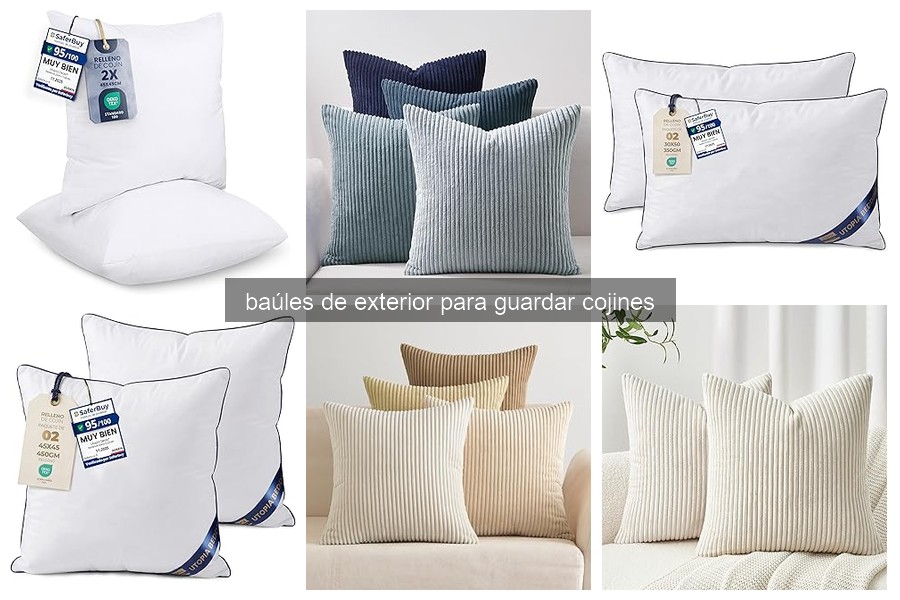 Cómo elegir el mejor baúl de exterior para cojines