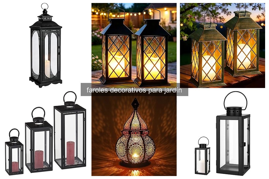 Cómo elegir el mejor farol decorativo para jardín en 2026