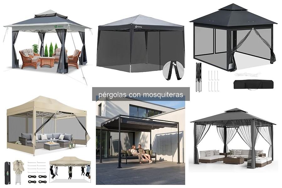 Cómo elegir la mejor pérgola con mosquitera para tu patio