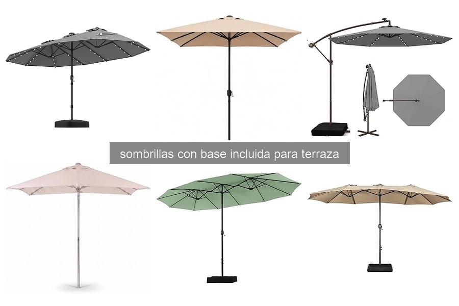 Cómo elegir la mejor sombrilla con base para tu terraza