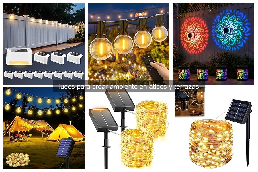 Cómo elegir las mejores luces para áticos y terrazas