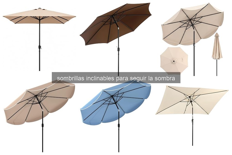 Cómo instalar correctamente una sombrilla inclinable