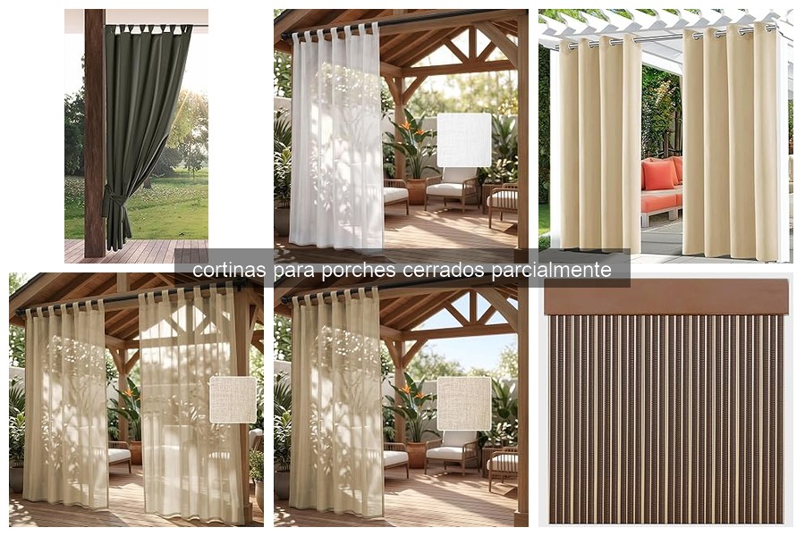 Cómo Instalar Cortinas en Porches Cerrados Parcialmente