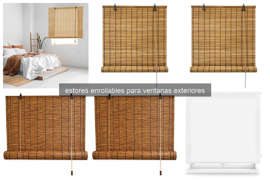 Cómo instalar estores enrollables en ventanas exteriores