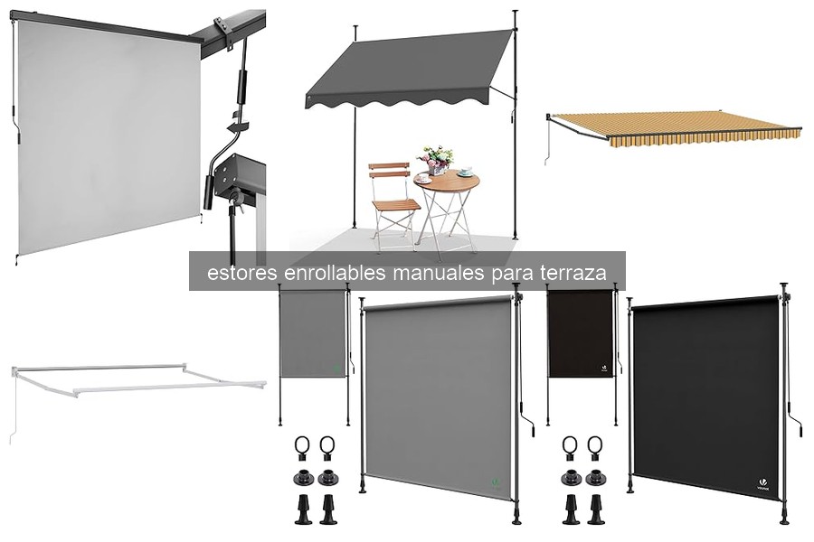 Cómo instalar estores enrollables manuales en tu terraza