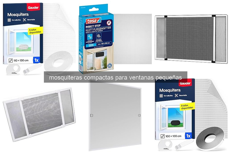 Cómo instalar mosquiteras compactas en ventanas pequeñas