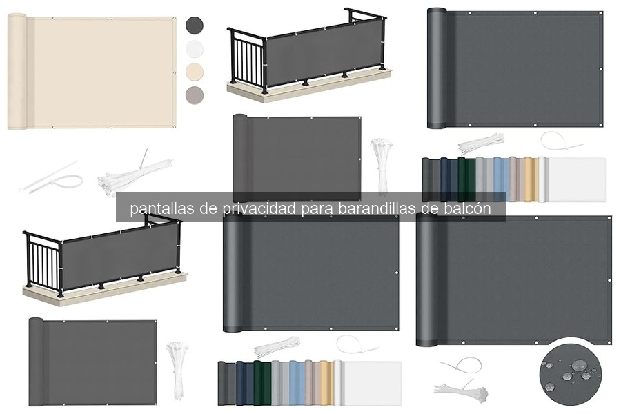Cómo instalar pantallas de privacidad en barandillas de balcón