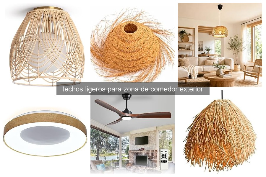 Cómo instalar un techo ligero en el comedor exterior