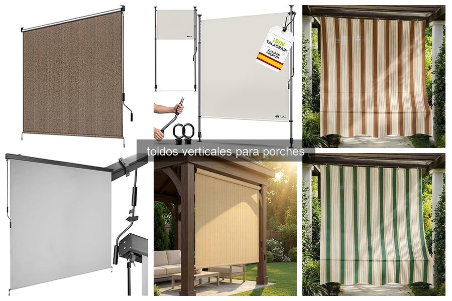 Cómo instalar un toldo vertical para porches correctamente