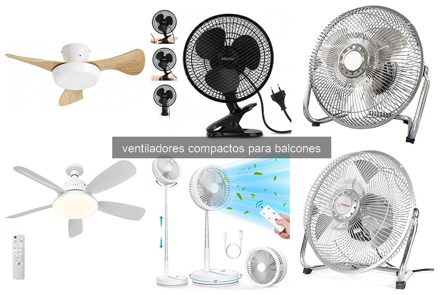 Cómo instalar un ventilador compacto en tu balcón