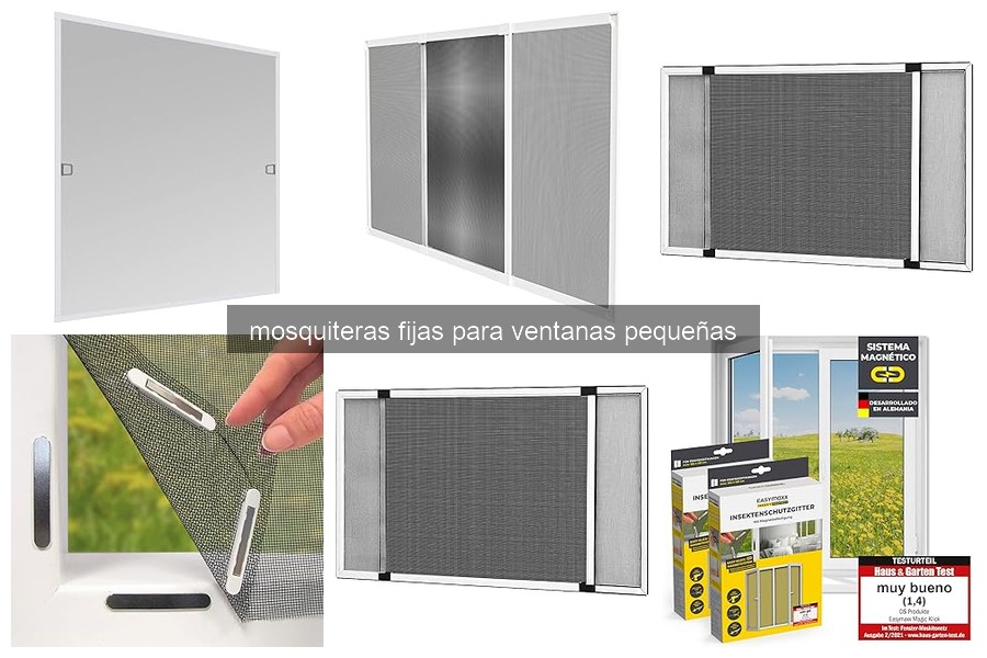 Cómo instalar una mosquitera fija en ventana pequeña