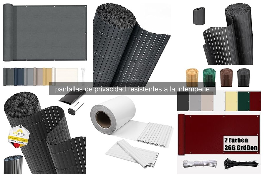 Cómo instalar una pantalla de privacidad resistente a la intemperie