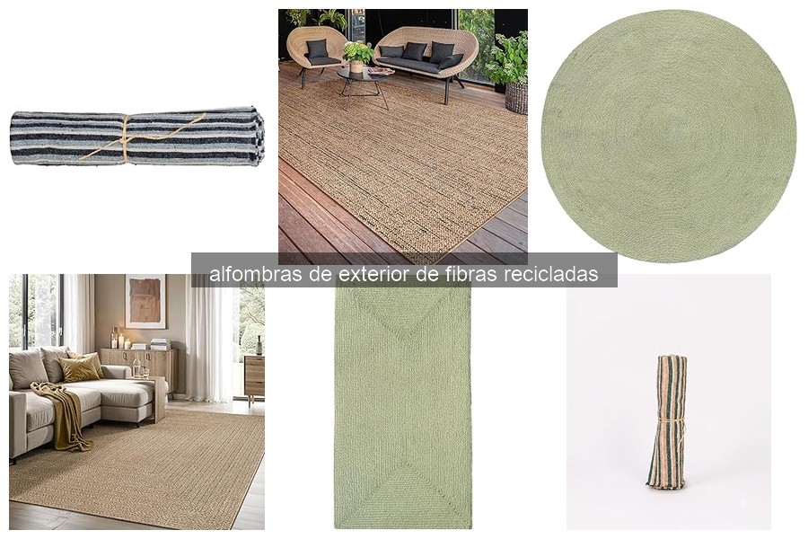 Cómo limpiar y mantener alfombras de exterior de fibras recicladas