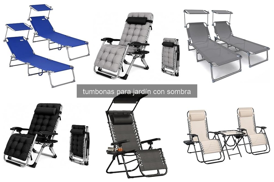 Cómo limpiar y mantener tumbonas para jardín con sombra