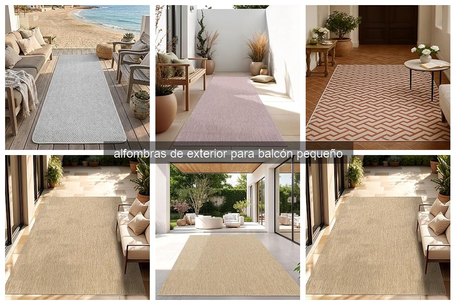 Cómo mantener y limpiar alfombras de exterior para balcón