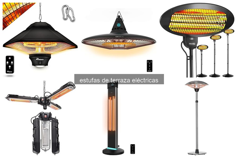 Cómo mantener y limpiar estufas de terraza eléctricas