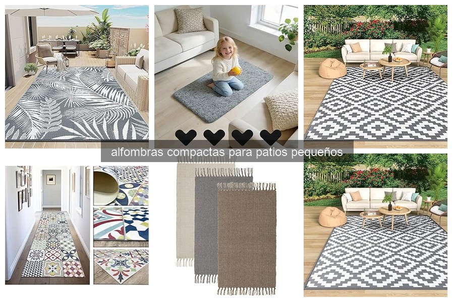 Comparativa de Alfombras Compactas para Patios Pequeños 2026