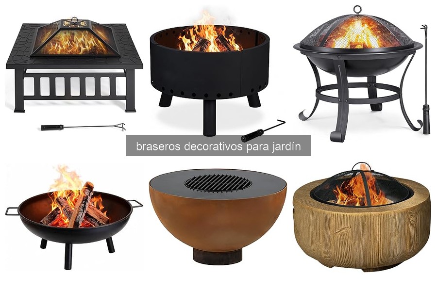 Comparativa de braseros de metal y barro para jardín 2026