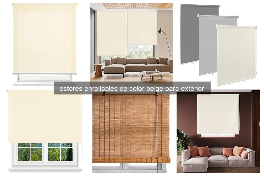 Comparativa de estores enrollables beige: las mejores marcas 2026