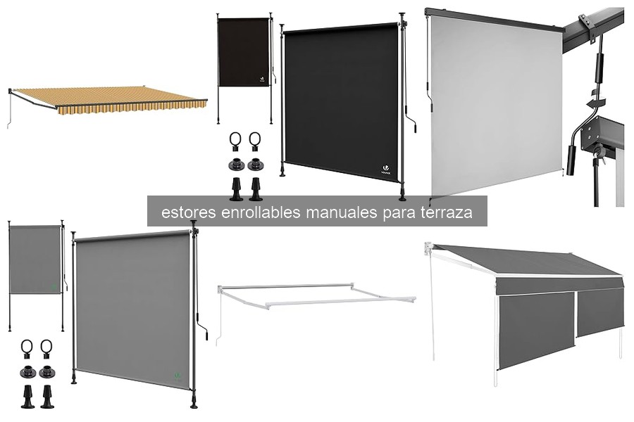 Comparativa de estores enrollables manuales para terraza 2026