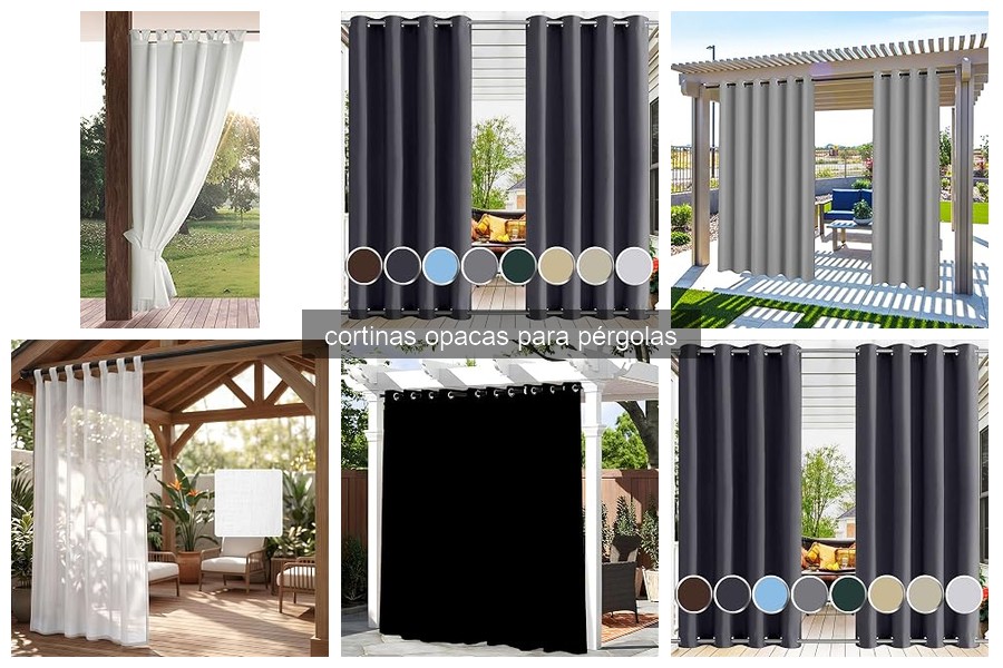 Comparativa de las Mejores Cortinas Opacas para Pérgolas 2026