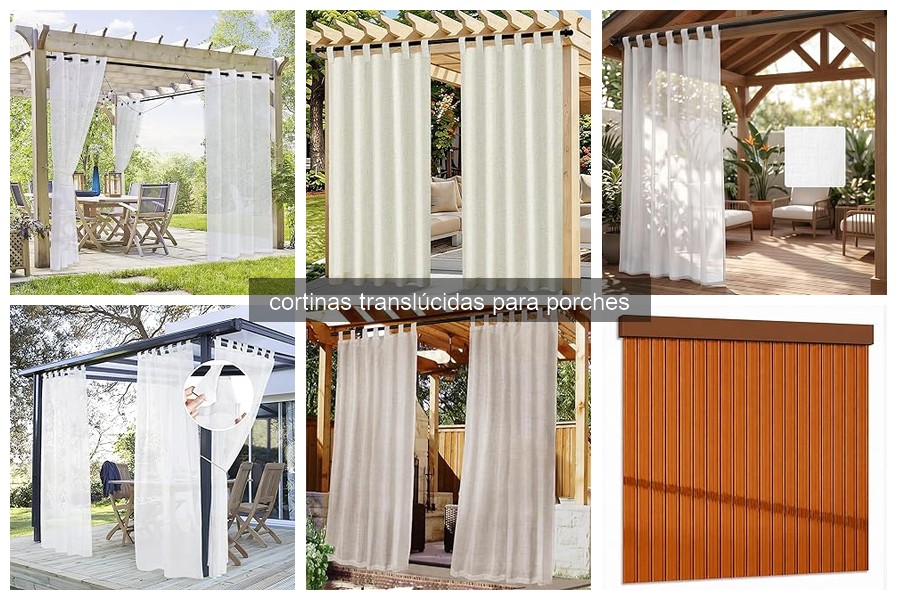 Comparativa de las Mejores Cortinas Translúcidas para Porches