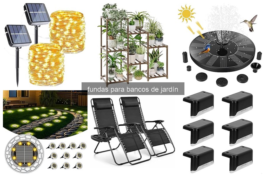 Comparativa de las mejores fundas para bancos de jardín