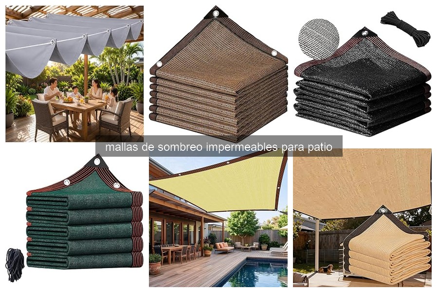 Comparativa de las Mejores Mallas de Sombreo Impermeables para Patios
