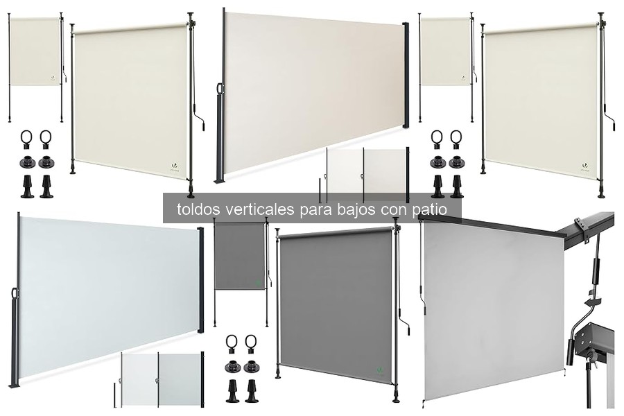 Comparativa de los mejores toldos verticales para patios pequeños