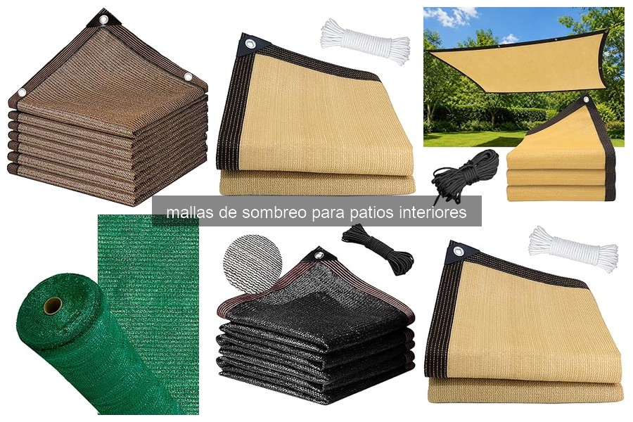 Comparativa de Mallas de Sombreo para Patios Interiores 2026