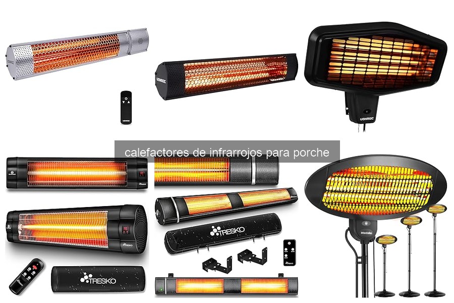 Comparativa de mejores calefactores de infrarrojos para porche