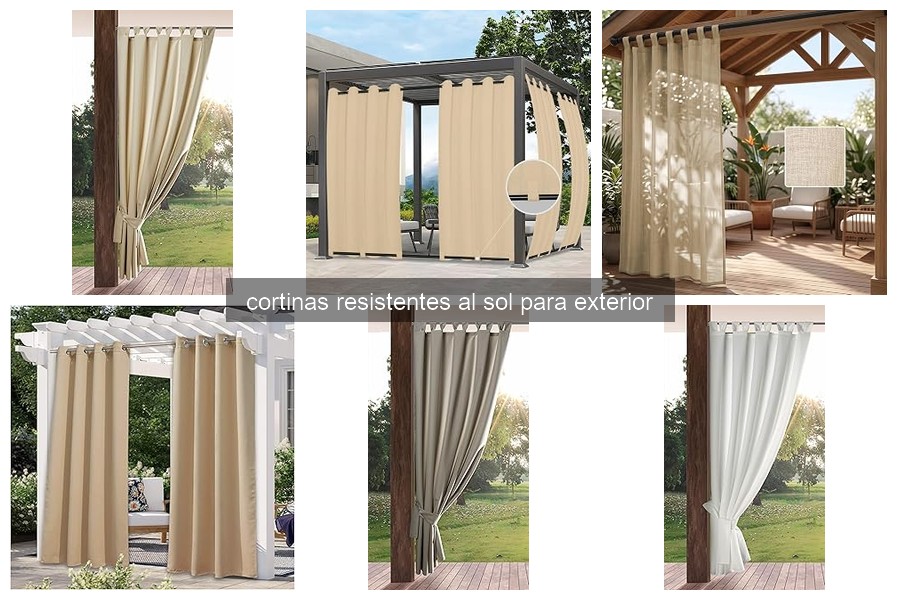 Comparativa de mejores cortinas resistentes al sol 2026
