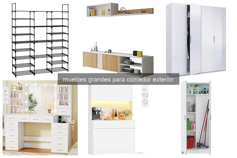 Comparativa de Muebles Grandes para Comedor Exterior 2026