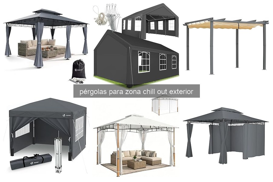 Comparativa de pérgolas de madera y aluminio para chill out