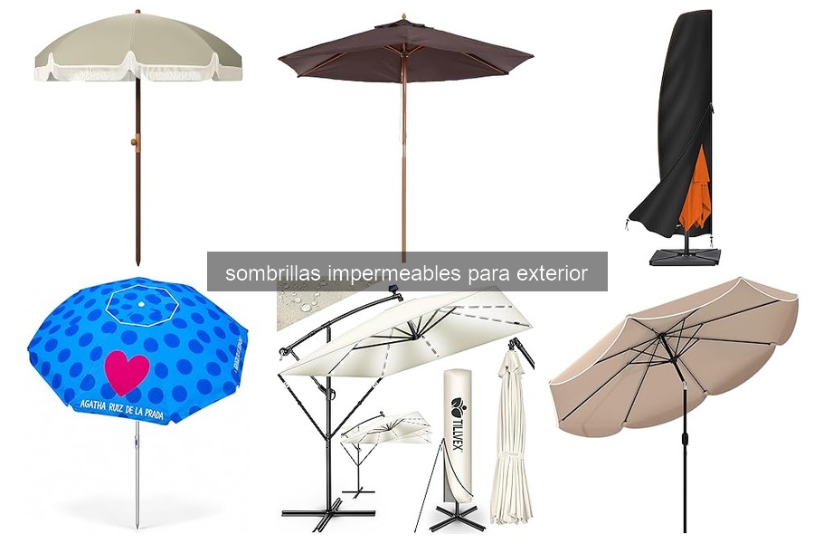 Comparativa de Sombrillas Impermeables para Exterior 2026