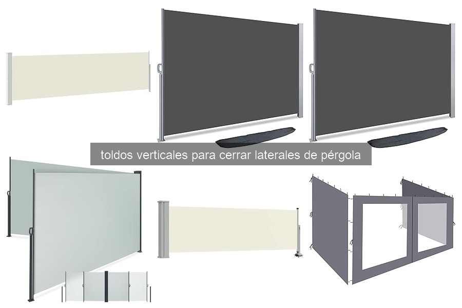 Comparativa de toldos verticales: poliéster, acrílico y PVC