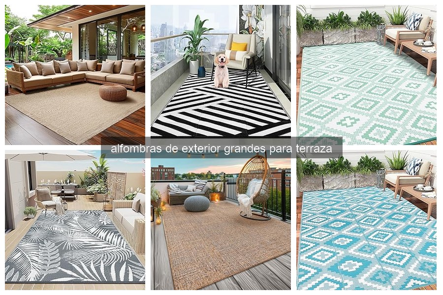 Comparativa: Mejores alfombras de exterior grandes para terraza