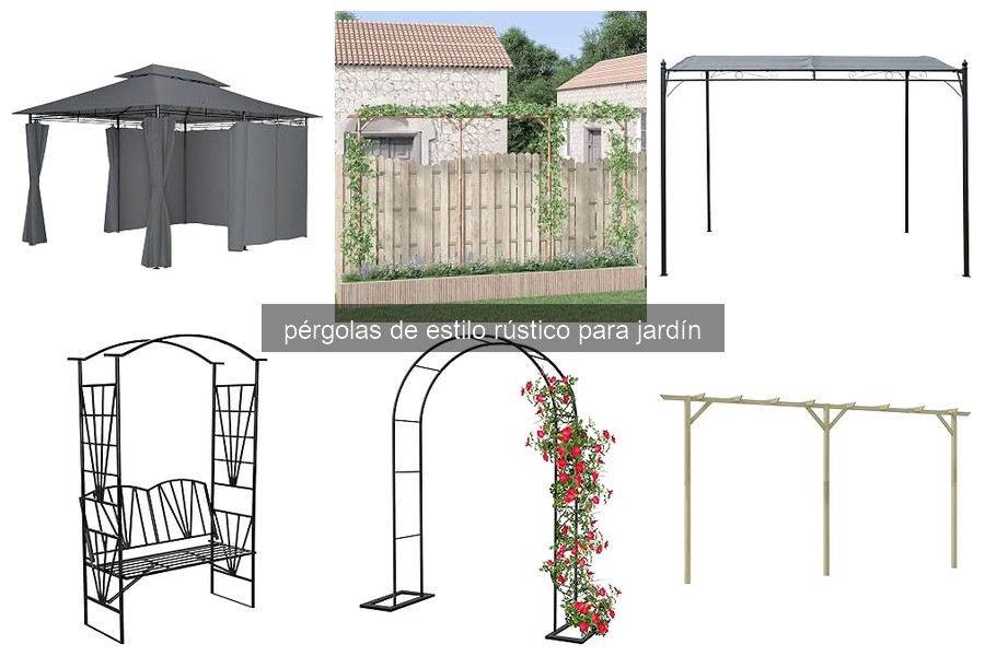 Consejos para el mantenimiento de pérgolas rústicas en jardín