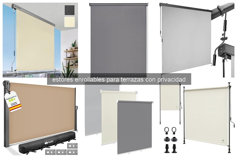 Consejos para instalar estores enrollables en terrazas