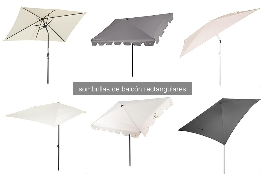 Diferencias entre sombrillas de balcón rectangulares y redondas